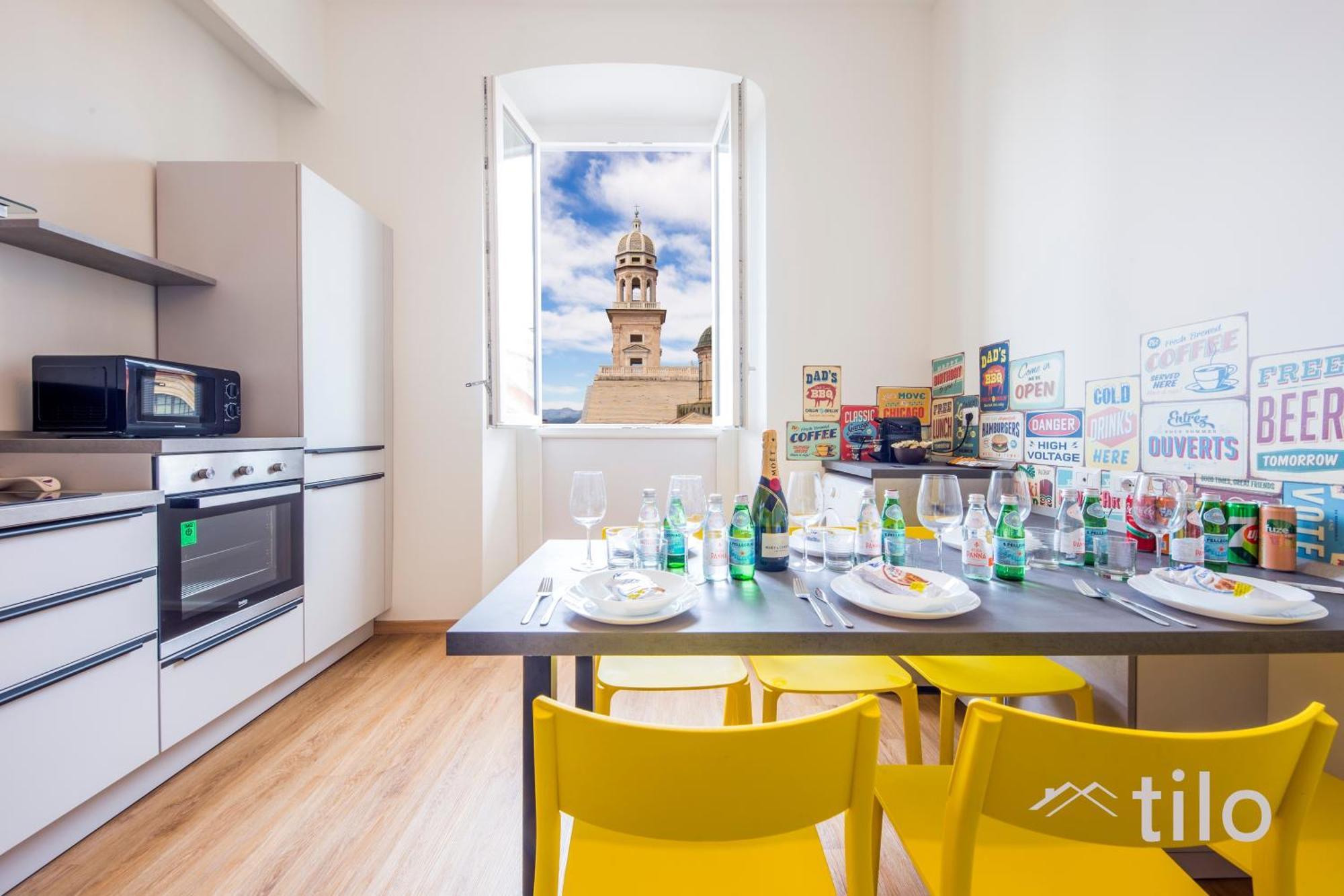 City Center, 2Br, Free Wifi & Netflix By Tilo جنوة المظهر الخارجي الصورة